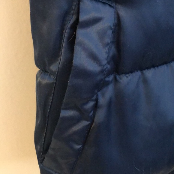 Old Navy Puffer Down Navy Vest - Picture 3 of 6